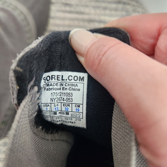 Sorel Cheyenne Snow Rain Boots Boys Size 1. - Picture 5 of 6